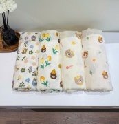 Khăn mặt muslin, khăn tắm muslin nhiều màu cho bé giá rẻ